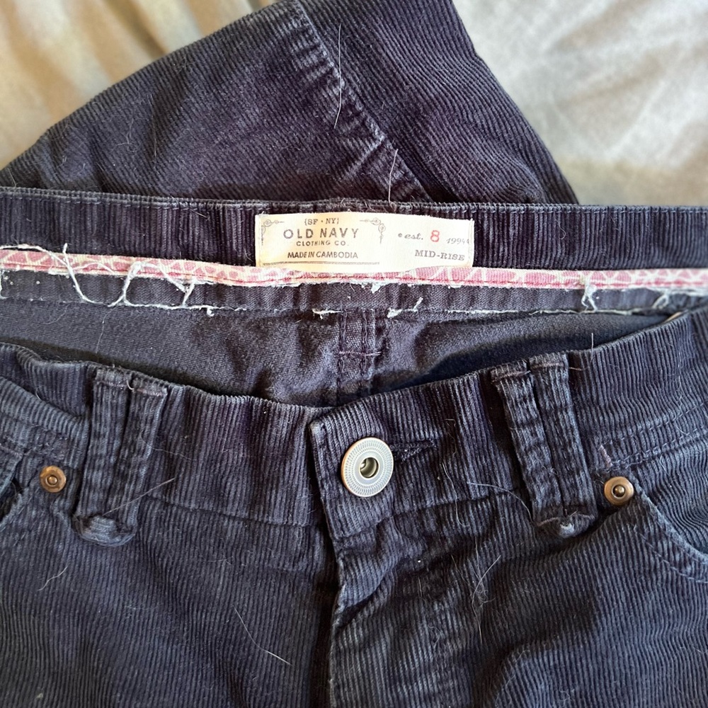 Old Navy Suede Bellbottom Jeans